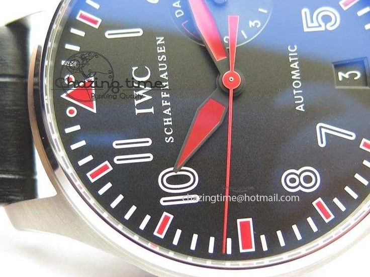 MIROTIME 0509 RelaxedFit Big Pilot Real PR IW500435 “Muhammad Ali” ZF Best Edition On Black Leather Strap A 7295
